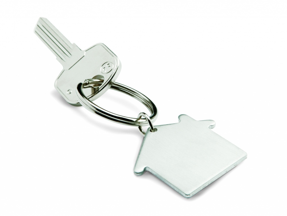 Logo trade promotional merchandise image of: Metal key holder house Lahti