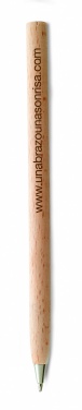 Logo trade business gifts image of: Wooden ball pen