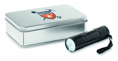 Logotrade corporate gifts photo of: LED torch in tin box