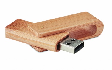 Logo trade business gifts image of: Bamboo USB    16GB