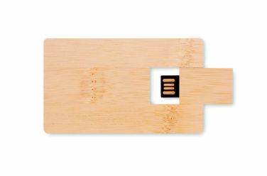 Logo trade promotional giveaway photo of: 16GB bamboo casing USB