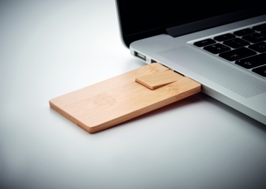 Logotrade promotional product picture of: 16GB bamboo casing USB