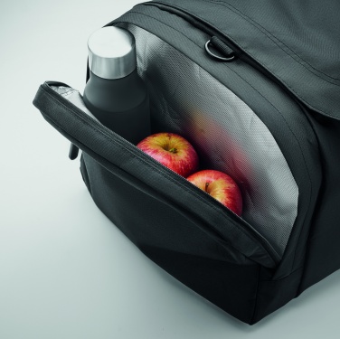 Logo trade promotional giveaways image of: Large sports bag in 300D RPET