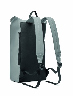 Logo trade corporate gift photo of: Reflective Rolltop backpack