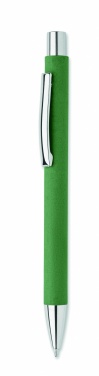 Logo trade promotional giveaways picture of: Recycled paper push ball pen