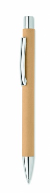 Logotrade promotional gift image of: Recycled paper push ball pen