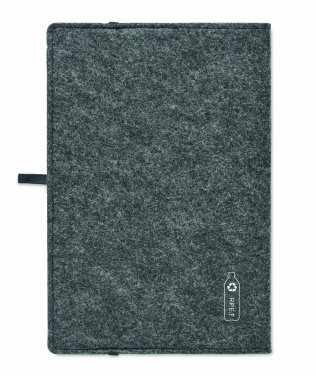 Logotrade corporate gift image of: A5 notebook RPET felt