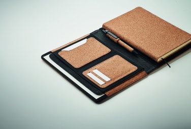 Logotrade promotional giveaway image of: A5 portfolio in cork