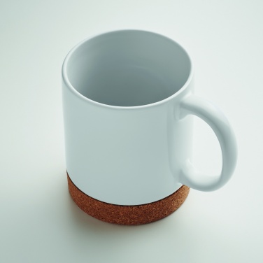 Logotrade promotional giveaway image of: Sublimation ceramic cork mug
