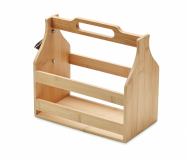 Logotrade promotional merchandise picture of: 6 beer crate in bamboo