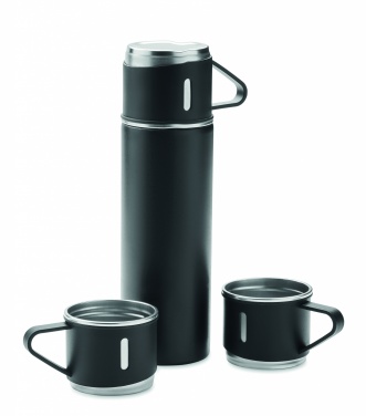 Logo trade advertising products image of: Double wall bottle and cup set