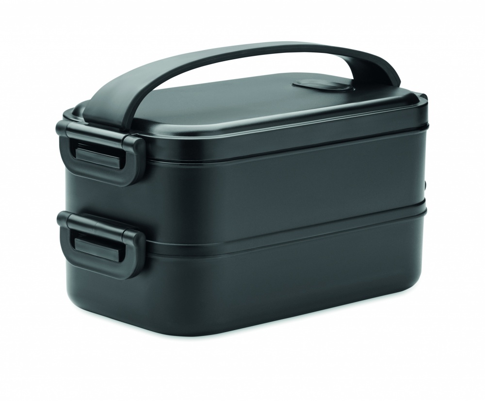 Logo trade promotional merchandise photo of: Lunch box in recycled PP