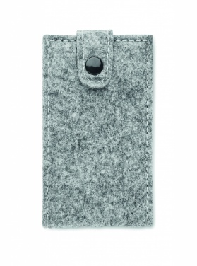 Logotrade promotional item picture of: RPET felt 6 piece manicure set