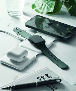 Logo trade business gifts image of: Foldable charging station