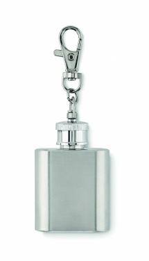 Logo trade promotional gifts image of: Hipflask key ring Joensuu
