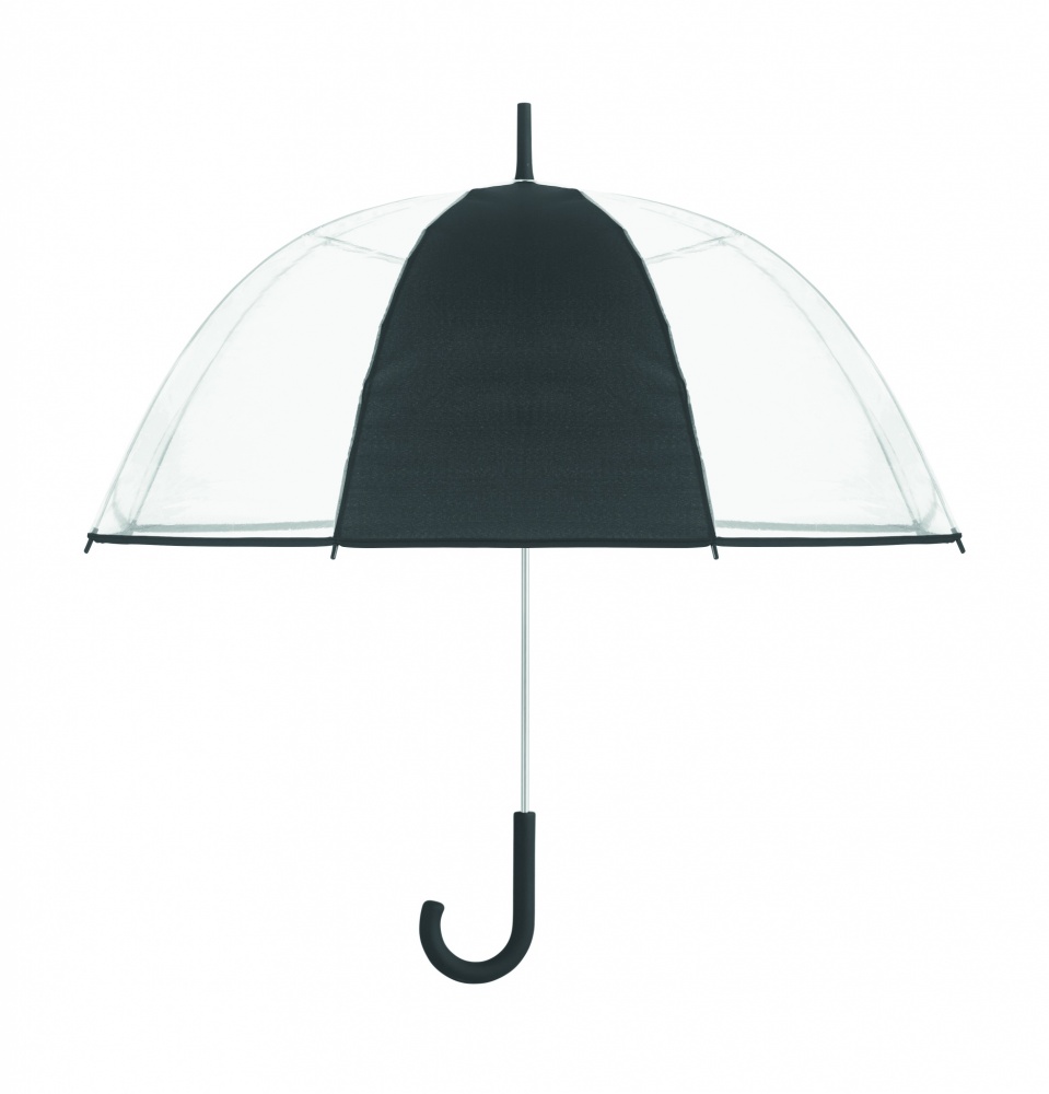 Logotrade promotional product image of: Transparent 23 inch manual open umbrella