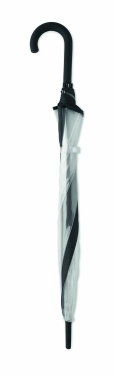Logo trade promotional gift photo of: Transparent 23 inch manual open umbrella
