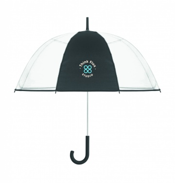 Logo trade promotional products picture of: Transparent 23 inch manual open umbrella