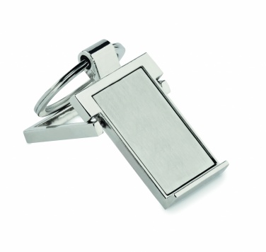 Logotrade advertising products photo of: Metal key ring phone stand Seinajoki