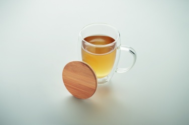 Logo trade promotional giveaways picture of: Double wall borosilicate mug