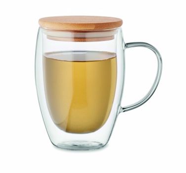 Logo trade promotional gifts image of: Double wall borosilicate mug