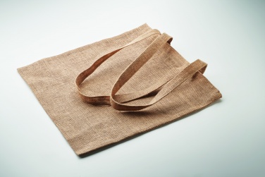 Logo trade promotional product photo of: Jute long handled shopping bag