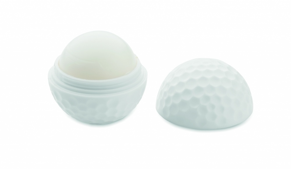 Logo trade corporate gifts picture of: Lip balm in golf ball shape