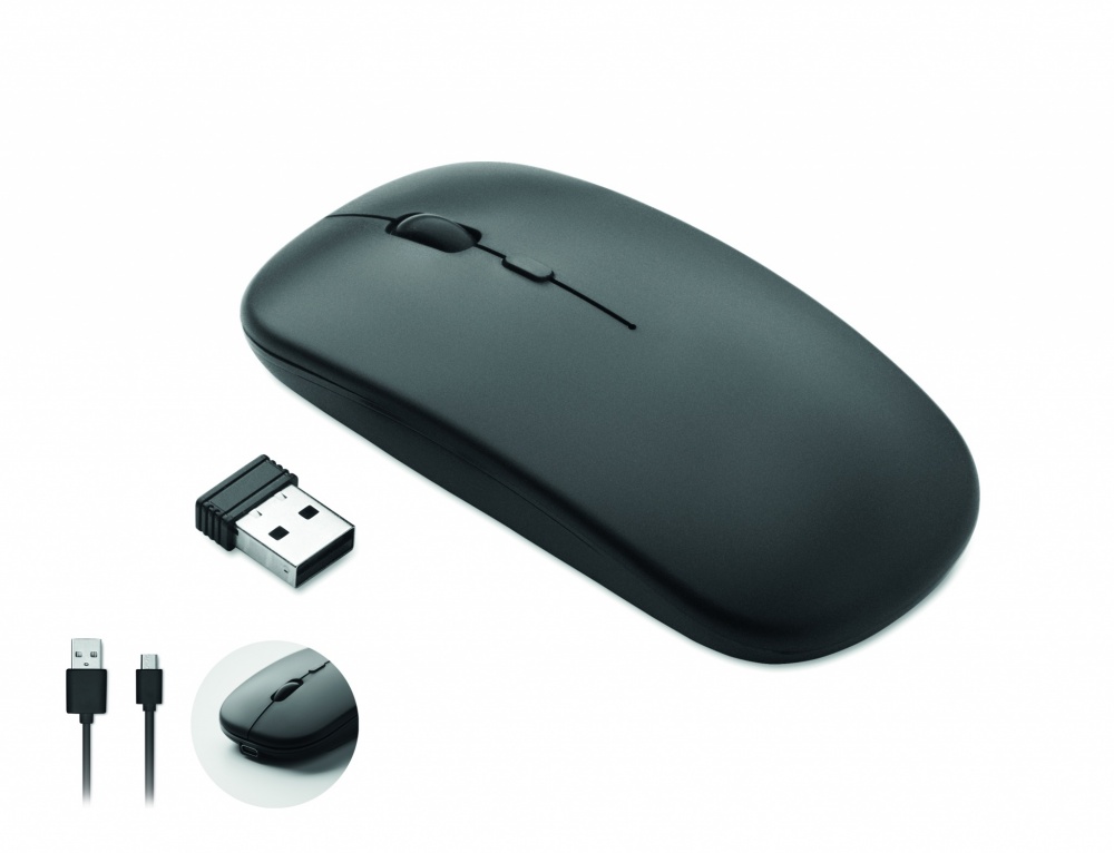 Logo trade promotional items picture of: Rechargeable wireless mouse