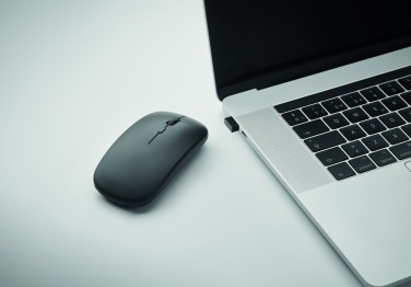 Logo trade promotional products image of: Rechargeable wireless mouse