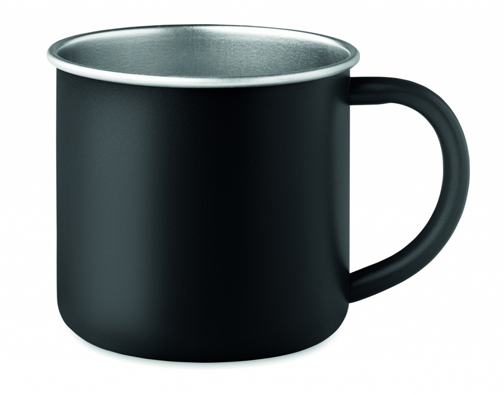 Logo trade promotional giveaways picture of: Recycled stainless steel mug