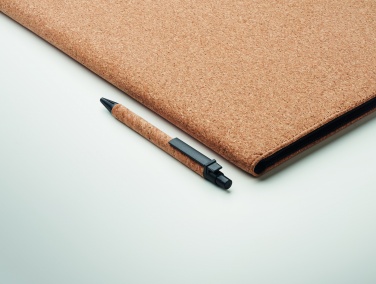 Logo trade corporate gifts image of: A4 cork conference folder