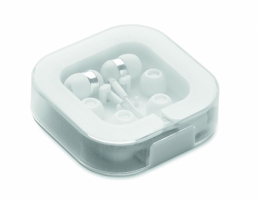 Logo trade advertising products image of: Ear phones with silicone covers