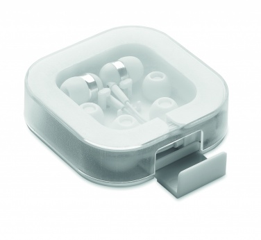 Logo trade promotional gifts picture of: Ear phones with silicone covers