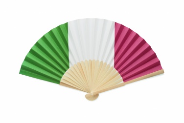 Logo trade promotional item photo of: Manual fan flag design