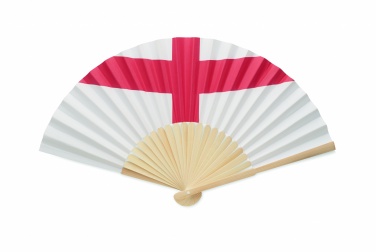 Logo trade promotional giveaways picture of: Manual fan flag design