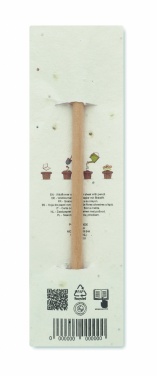 Logotrade advertising product image of: Natural pencil in seeded pouch
