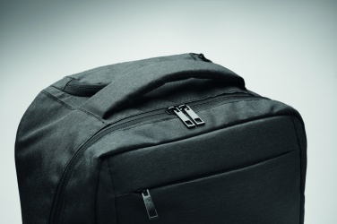 Logo trade promotional product photo of: A portable backpack trolley with wheels, made of 600D RPET polyester
