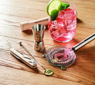 Logotrade promotional gift picture of: 5 piece cocktail kit in pouch.
