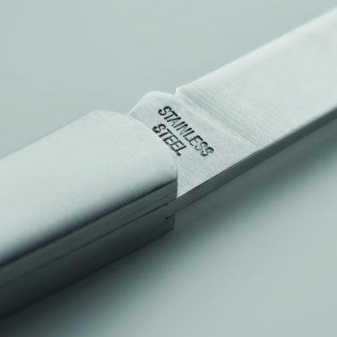 Logo trade promotional giveaway photo of: Foldable knife in acacia wood