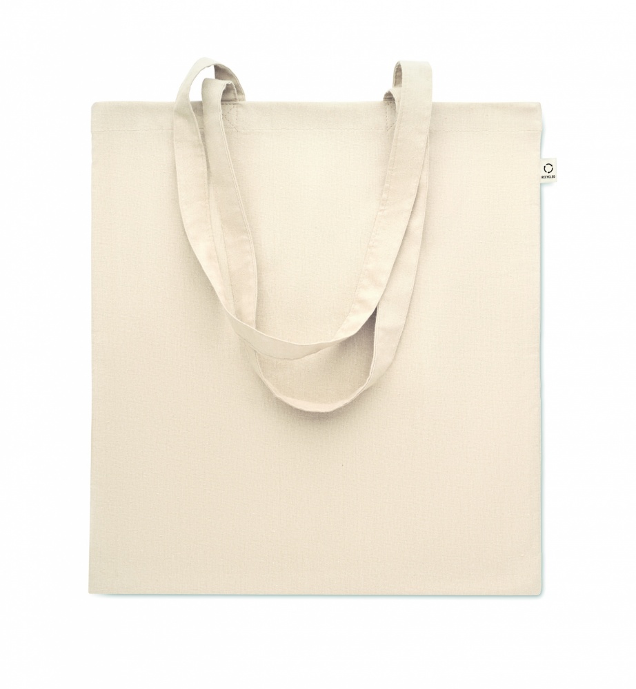 Logo trade promotional item photo of: Recycled cotton shopping bag