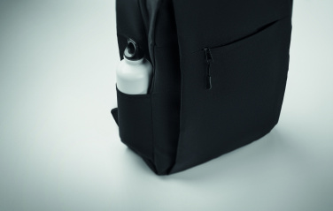 Logotrade corporate gifts photo of: Slim 15 inch laptop backpack made of 600D RPET polyester with a 210D lining and customizable printing