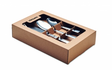 Logo trade promotional giveaways image of: 16 piece cutlery set.