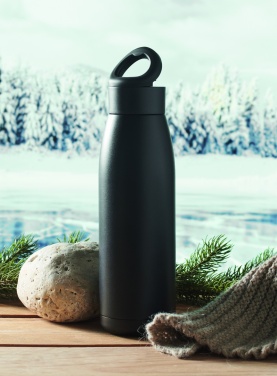 Logo trade promotional product photo of: Heat-cool double wall bottle