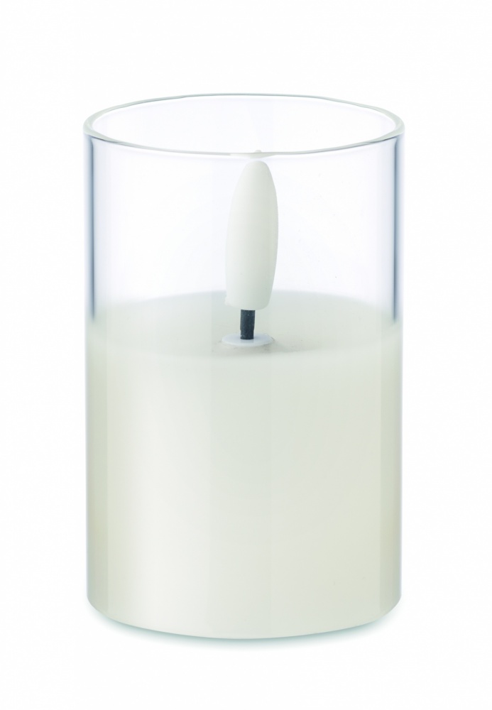 Logotrade promotional gift picture of: LED wax candle in glass holder