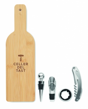 Logotrade promotional gift image of: Bottle shaped wine set