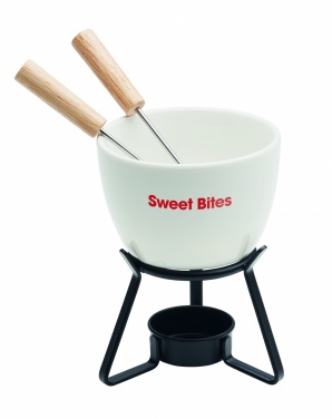 Logotrade promotional gift image of: Ceramic fondue set 240 ml