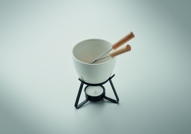 Logotrade advertising product image of: Ceramic fondue set 240 ml