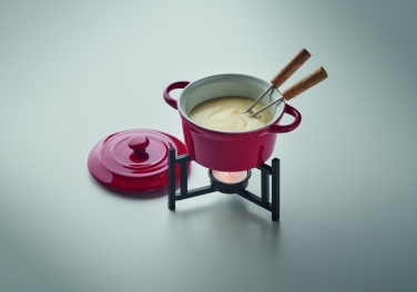 Logo trade promotional items picture of: Ceramic fondue set 300 ml