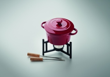 Logo trade promotional gifts image of: Ceramic fondue set 300 ml