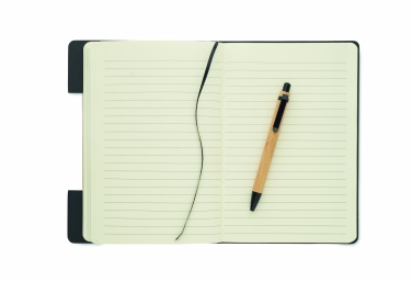 Logo trade corporate gifts image of: A5 RPET notebook set